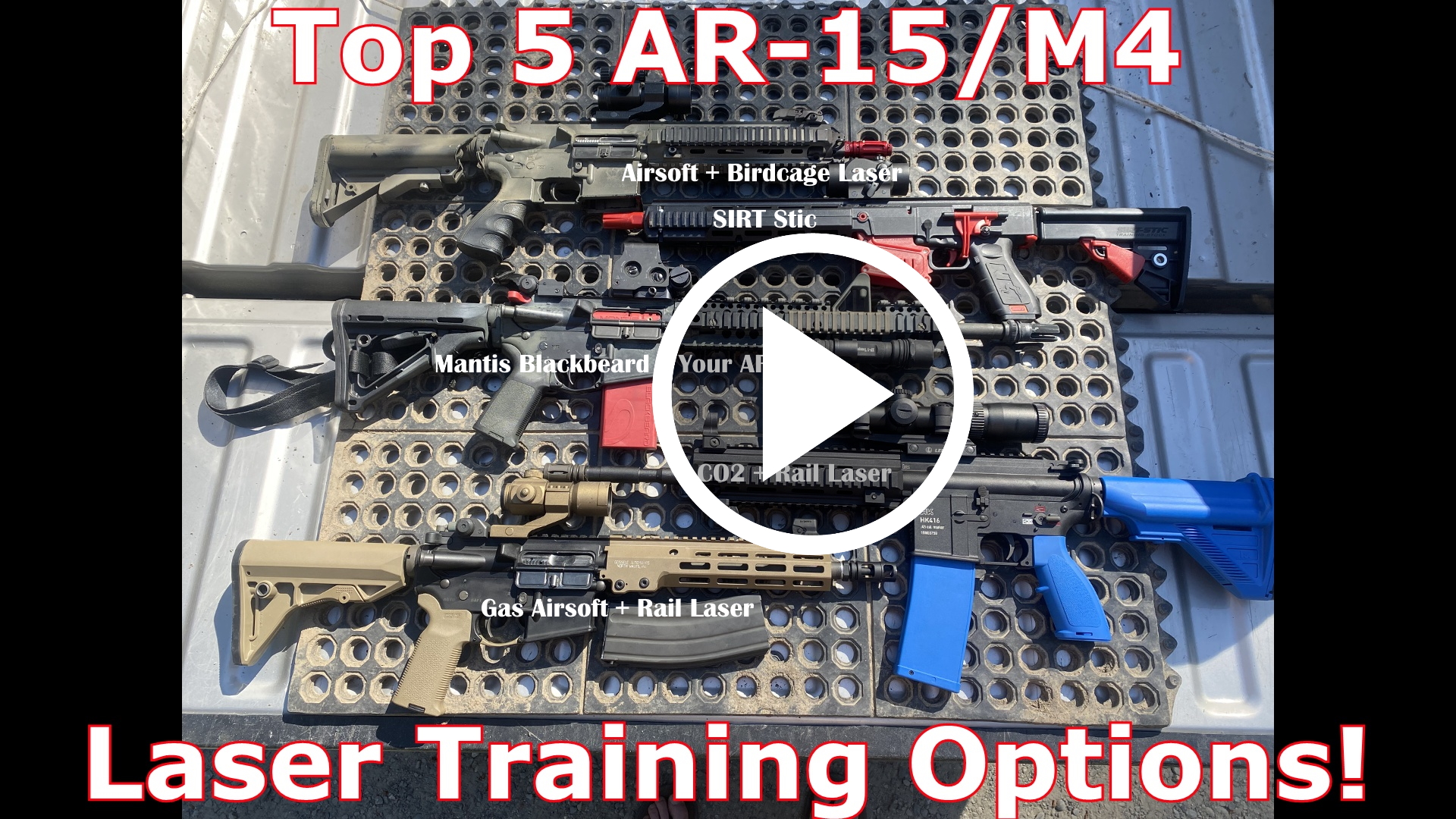 Top 5 AR15 Laser Training Options Compared Mantis Blackbeard, SIRT