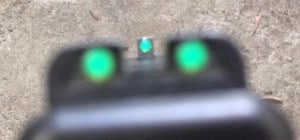 Gip precision mark on my Glock front sight